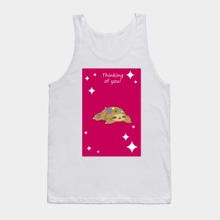 "Thinking of You" Candy Sloth Tank Top